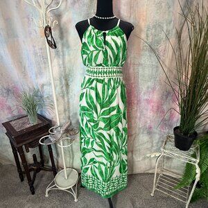 NEW📌 Maggy London Enchanting Flattering Silhouette Floral Maxi Dress